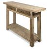 Natural Seagrass Console Tables (Photo 10 of 15)