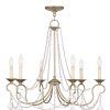 Four-Light Antique Silver Chandeliers (Photo 8 of 15)