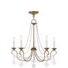 Antique Gild One-Light Chandeliers (Photo 5 of 15)