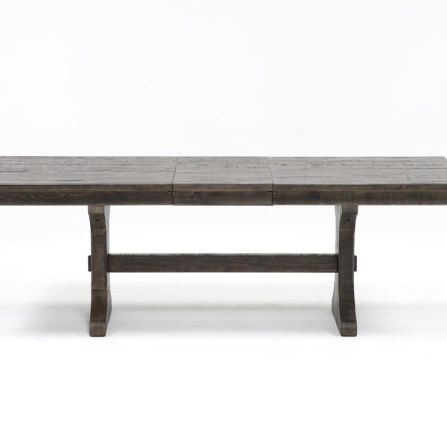 2024 Latest Valencia 72 Inch Extension Trestle Dining Tables