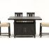 Jaxon 5 Piece Extension Counter Sets with Wood Stools