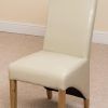 Ivory Leather Dining Chairs (Photo 5 of 25)