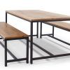 Iron Dining Tables With Mango Wood (Photo 13 of 25)