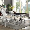 Long Dining Tables With Polished Black Stainless Steel Base (Photo 19 of 25)
