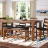 Laurent 7 Piece Rectangle Dining Sets With Wood And Host Chairs (Photo 23 of 25)