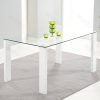 Glass And White Gloss Dining Tables (Photo 20 of 25)