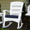 White Wicker Rocking Chair For Nursery (Photo 3 of 15)
