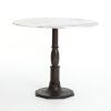 Rae Round Marble Bistro Tables (Photo 7 of 25)