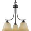 Creme Parchment Glass Chandeliers (Photo 5 of 15)