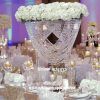 Faux Crystal Chandelier Centerpieces (Photo 13 of 15)