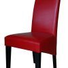 Red Leather Dining Chairs (Photo 9 of 25)