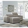 2Pc Maddox Left Arm Facing Sectional Sofas With Chaise Brown (Photo 13 of 25)
