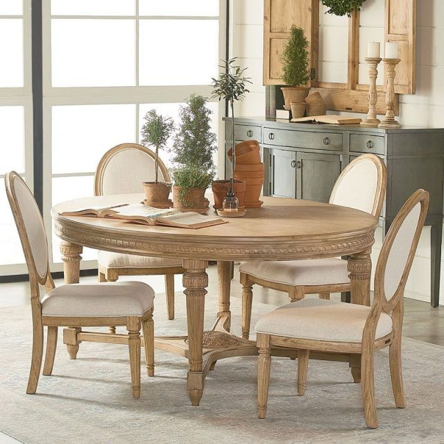 2024 Latest Magnolia Home English Country Oval Dining Tables