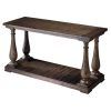 Rustic Walnut Wood Console Tables (Photo 2 of 15)