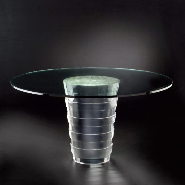 2024 Latest Acrylic Round Dining Tables