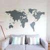 Map Of The World Wall Art (Photo 8 of 15)