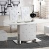 Marble Effect Dining Tables And Chairs (Photo 1 of 25)