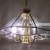 Brass And Glass Chandelier (Photo 11 of 15)