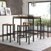Kernville 3 Piece Counter Height Dining Sets (Photo 10 of 25)