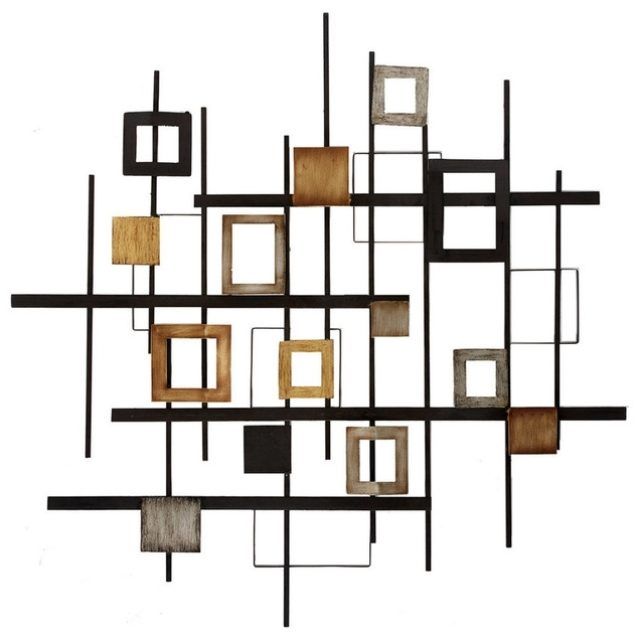 15 Best Collection of Metal Abstract Wall Art