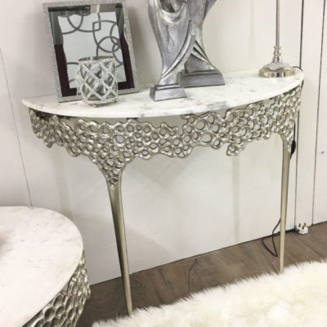 2024 Latest Metal Console Tables