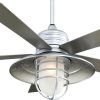 Metal Outdoor Ceiling Fans With Light (Photo 5 of 15)