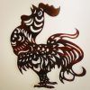 Metal Rooster Wall Decor (Photo 8 of 15)