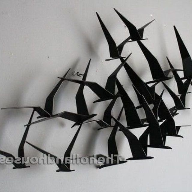 2024 Popular Flying Birds Metal Wall Art