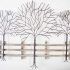 15 Ideas of Metal Wall Art Trees and Branches