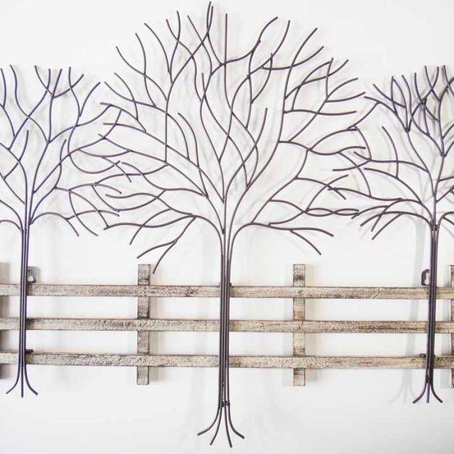 15 Ideas of Metal Wall Art Trees and Branches