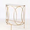 Metallic Gold Console Tables (Photo 3 of 15)