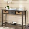 Metallic Silver Console Tables (Photo 1 of 15)