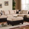 3Pc Bonded Leather Upholstered Wooden Sectional Sofas Brown (Photo 1 of 25)