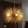 Gold And Wood Sputnik Orb Chandeliers (Photo 14 of 15)