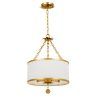 Antique Gold 13-Inch Four-Light Chandeliers (Photo 5 of 15)