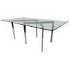 Chrome Glass Dining Tables (Photo 11 of 25)