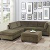 Mireille Modern And Contemporary Fabric Upholstered Sectional Sofas (Photo 1 of 25)