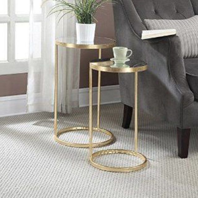 15 Best Collection of Antique Gold Nesting Console Tables