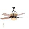 Mission Style Outdoor Ceiling Fans With Lights (Photo 14 of 15)