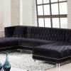 Wynne Contemporary Sectional Sofas Black (Photo 8 of 25)