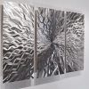 Abstract Metal Wall Art Panels (Photo 11 of 15)