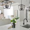 Black With White Lantern Chandeliers (Photo 8 of 15)