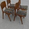 Bate Red Retro 3 Piece Dining Sets (Photo 13 of 25)
