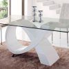 Rectangular Glass Top Dining Tables (Photo 8 of 25)