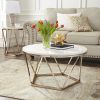 Modern Round Faux Marble Coffee Tables (Photo 15 of 15)