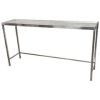 Silver Stainless Steel Console Tables (Photo 5 of 15)