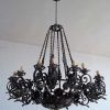 Modern Wrought Iron Chandeliers (Photo 8 of 15)