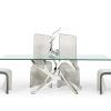 Steel And Glass Rectangle Dining Tables (Photo 5 of 25)