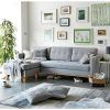 Molnar Upholstered Sectional Sofas Blue/Gray (Photo 2 of 25)
