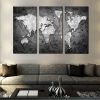 Framed World Map Wall Art (Photo 15 of 15)